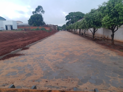 obras de Pavimentação na Rua João Macena de Oliveira