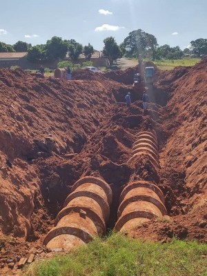 Obra de Recuperação Emergencial do Emissário Água da Mina.