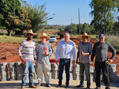 ATENÇÃO BAIRRO DO TAQUARA.  INICIADO MAIS UM TRECHO DE SEXTAVADO RURAL.