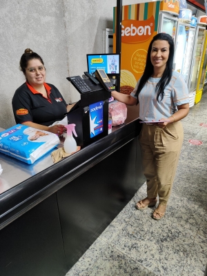 AÇÃO DE PANFLETAGEM NOS SUPERMERCADOS SAKURADA I e II, MIX PESTANA, BOM PREÇO E SARTORI.